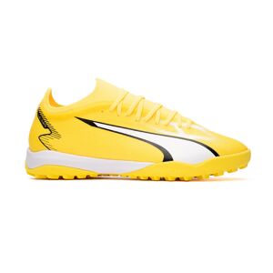 Puma - Bota de fútbol Ultra Match Turf, Unisex, Yellow Blaze-White-Black, 8 UK