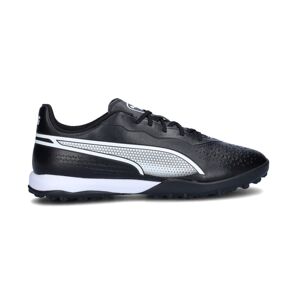 Puma - Bota de fútbol King Match Turf, Unisex, Black-White, 6 UK