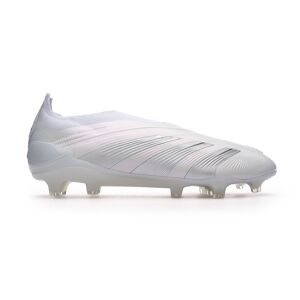 Adidas - Bota de fútbol Predator Elite LL FG, Unisex, Ftwr White-Silver Met-Ftwr White, 8,5 UK