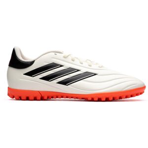 Adidas - Bota de fútbol Copa Pure 2 Club Turf, Unisex, Ivory-Core Black-Solar Red, 9 UK