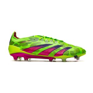 Adidas - Bota de fútbol Predator Elite L FG, Unisex, Team Solar Green-Team Shock Pink-Lucid Lemo, 9 UK