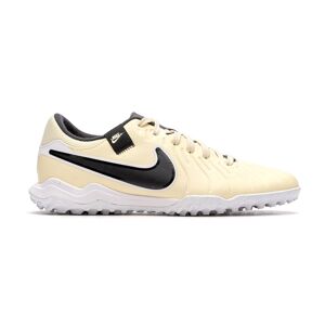 Nike - Bota de fútbol Tiempo Legend 10 Academy Turf, Unisex, Lemonade-Black-Mtlc Gold Coin, 9 USA