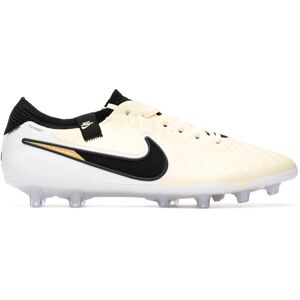 Nike - Bota de fútbol Tiempo Legend 10 Elite AG-Pro, Unisex, Lemonade-Black-Mtlc Gold Coin, 8,5 USA