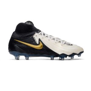 Nike - Bota de fútbol Phantom Luna II Elite AG-Pro, Unisex, White-Black-Mtlc Gold Coin, 7,5 USA