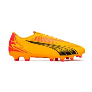 Puma - Bota de fútbol Ultra Play FG/AG, Unisex, Sun Stream-Black-Sunset Glow, 11 UK