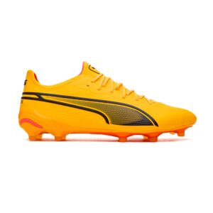 Puma - Bota de fútbol King Ultimate FG/AG, Unisex, Sun Stream-Black-Sunset Glow, 9 UK