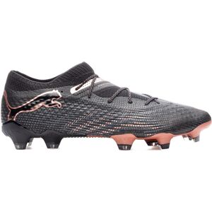 Puma - Bota de fútbol Future 7 Ultimate Low FG/AG, Unisex, Black-Copper Rose-Shadow Gray, 11 UK