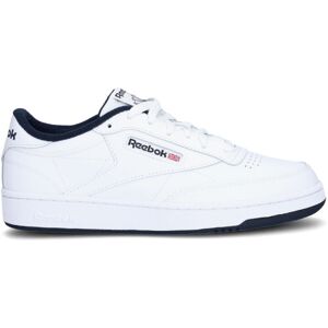 Reebok - Zapatilla Club C 85, Hombre, White-Dark Blue, 41