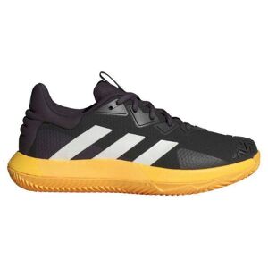 Zapatillas Adidas Solematch Control Clay Negro Plata Naranja -  -41 1/3