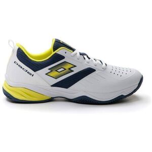 Zapatillas Lotto Superrapida 400 IV Blanco Amarillo Acido Azul Denim -  -43,5