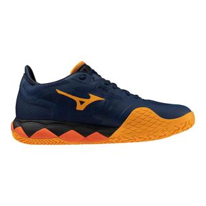 Zapatillas Mizuno Wave Enforce Tour Padel Azul Blanco Naranja -  -45