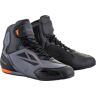 Alpinestars Faster-3 DryStar Zapatos de motocicleta - Negro Gris (41)