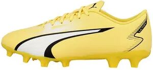 Puma ULTRA PLAY FG/AG - Botas de fÃºtbol hombre yellow blaze/puma white/puma black