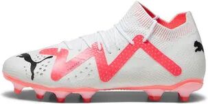 Puma FUTURE PRO FG/AG - Botas de fÃºtbol con tacos moldeados hombre white/puma black/fire orchid