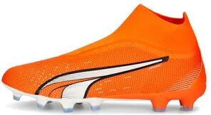 Puma ULTRA MATCH LL - Botas de fÃºtbol con tacos moldeados hombre ultra orange/puma white/blue glimmer