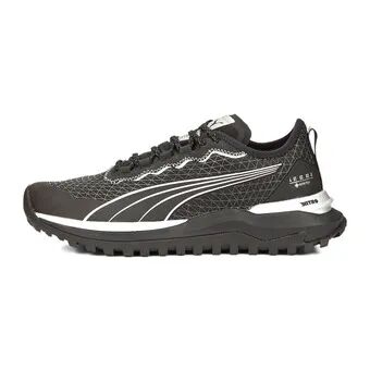 Puma VOYAGE NITRO 2 GTX - Zapatillas trail hombre puma black/metallic silver