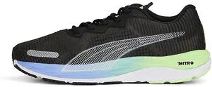 Puma VELOCITY NITRO 2 FADE - Zapatillas de running hombre puma black/elektro purple/puma silver