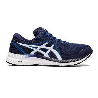 Asics GEL-WINDHAWK 4 - Zapatillas de running hombre french blue/safety yellow