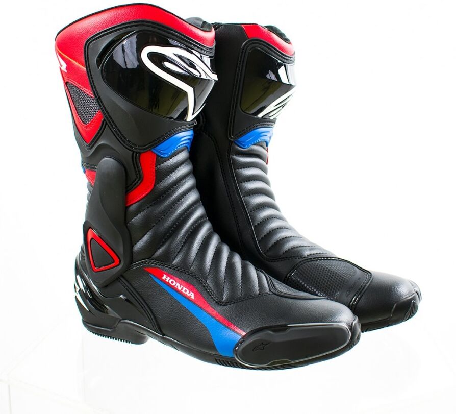 Botas Alpinestars Smx-6 V2 Honda Negro Rojo Azul  2223320-183