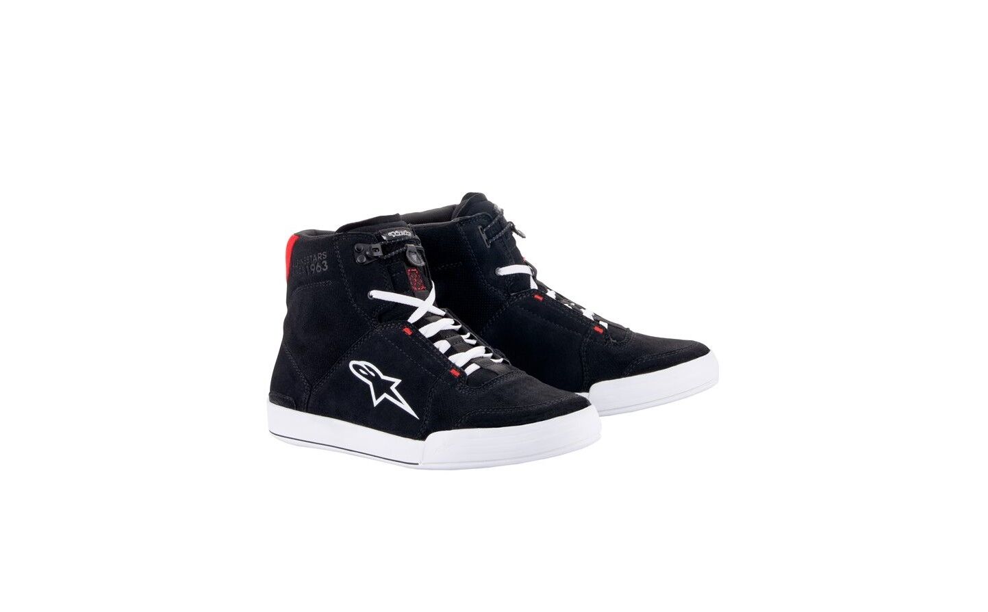 Zapatillas Alpinestars Chrome Negro Blanco Rojo  2512322-1304