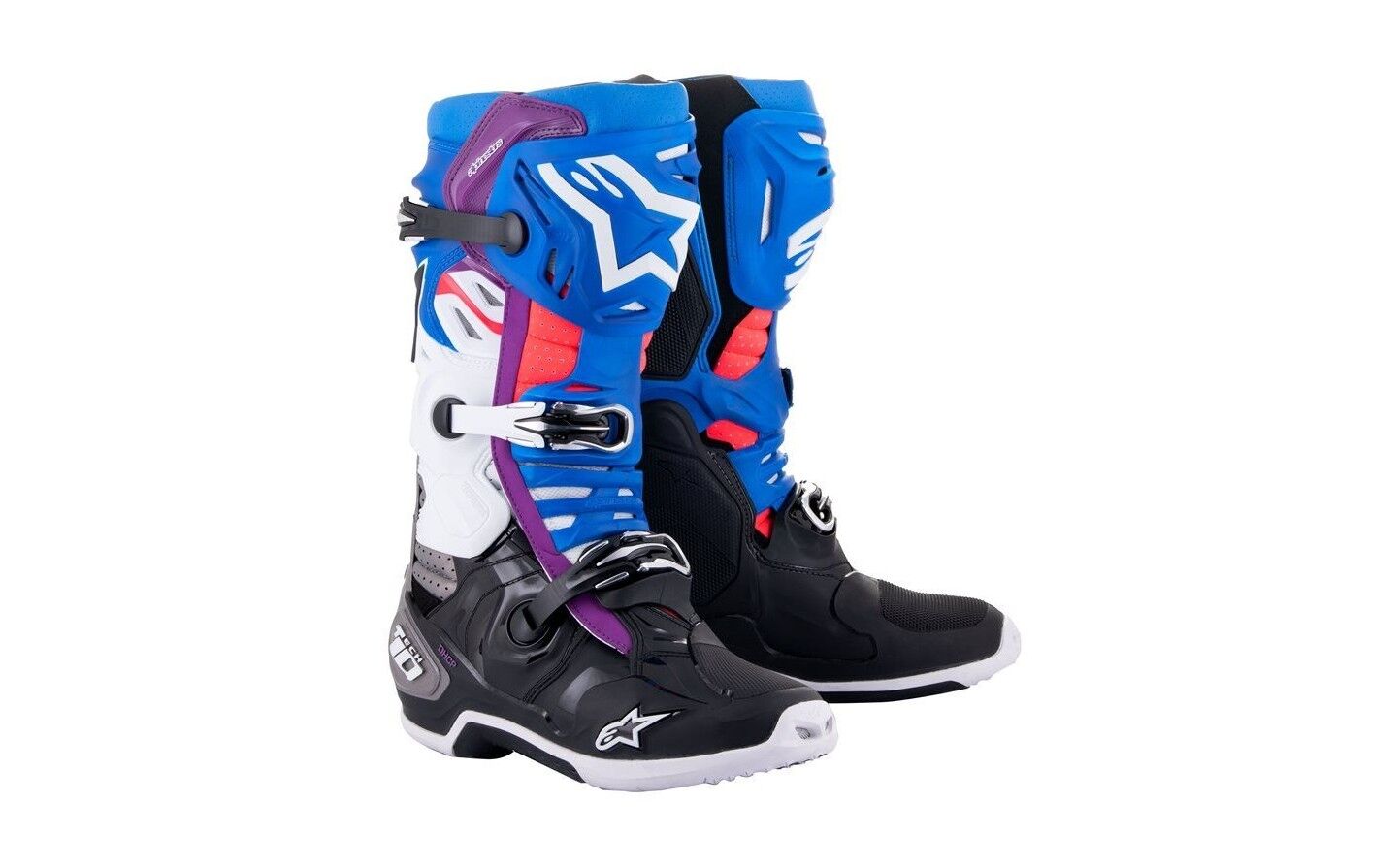 Botas Alpinestars Tech 10 Supervented Negro Azul Blanco  2010520-1792