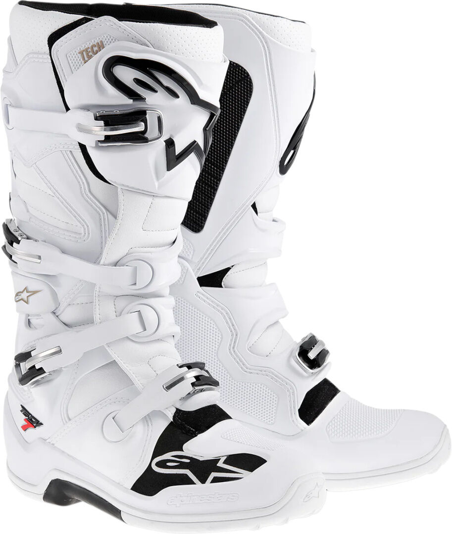 Alpinestars Tech 7 Botas de motocross - Blanco (44 45)