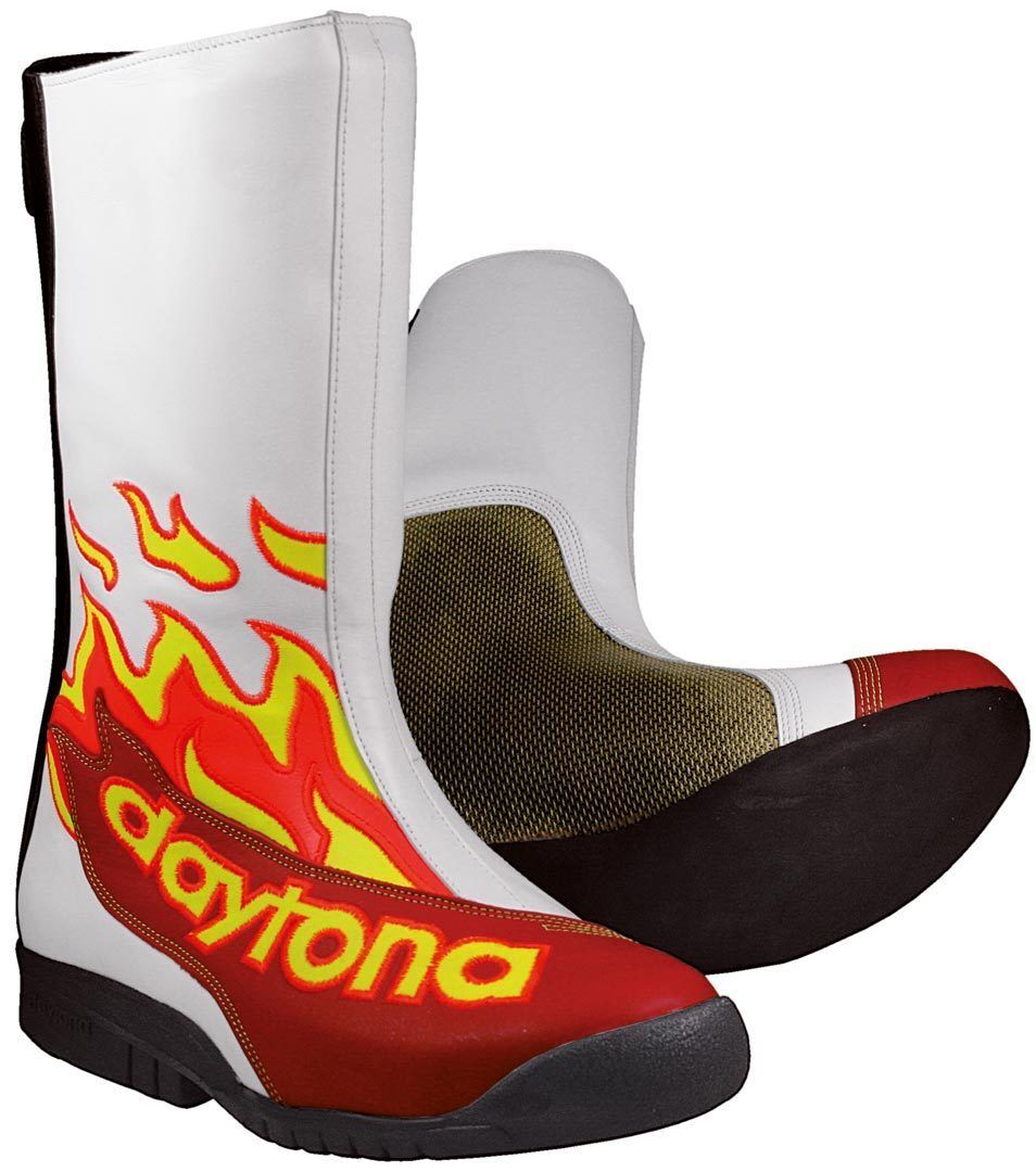 Daytona Speed Master GP II GP Botas de moto - Blanco Rojo (44)