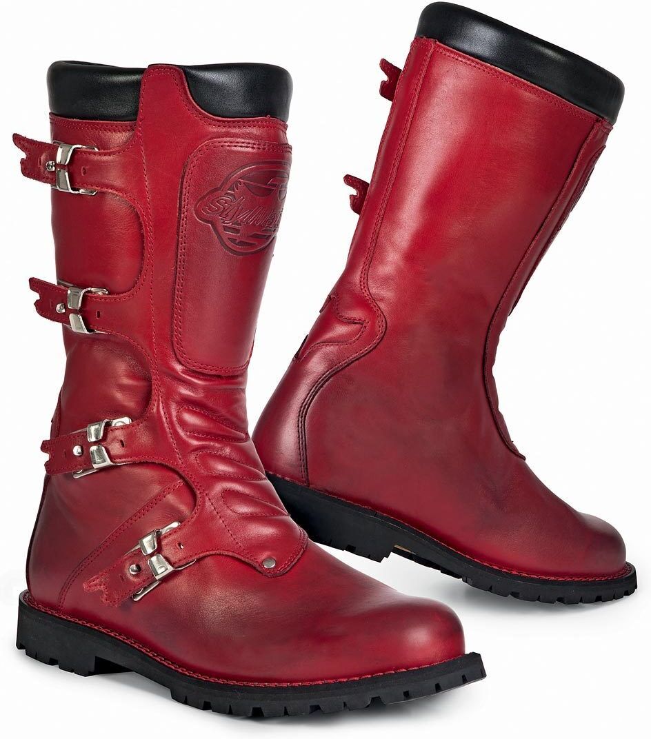 Stylmartin Continental Botas de moto - Rojo (42)