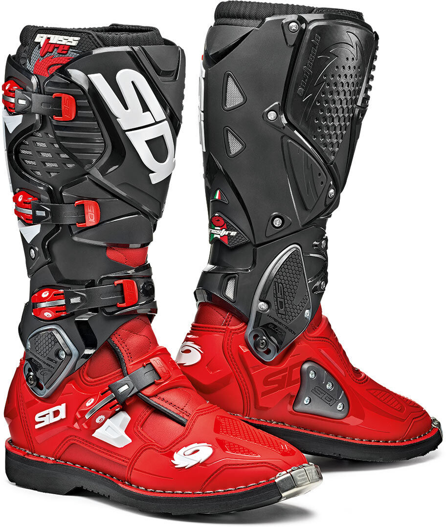 Sidi Crossfire 3 Botas de motocross - Negro Rojo (48)