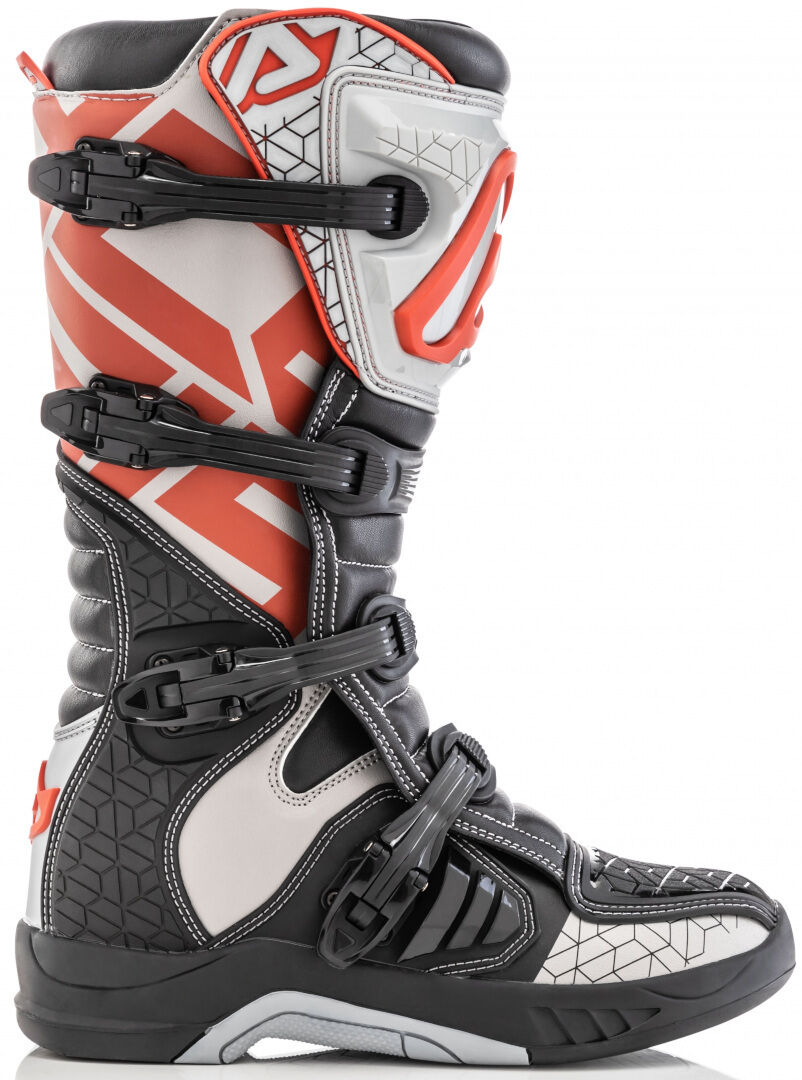 Acerbis X-Team Botas de Motocross - Negro Gris (47)