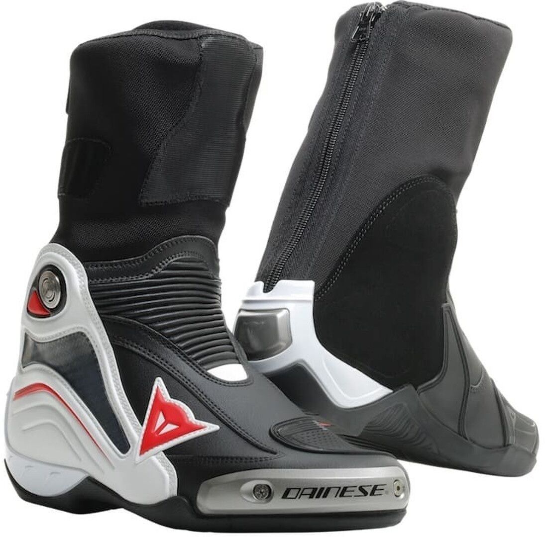 Dainese Axial D1 Botas de moto - Negro Blanco Rojo (42)