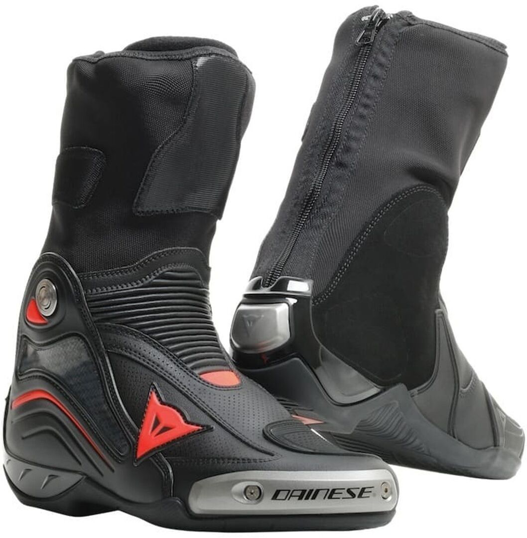 Dainese Axial D1 Air Botas de moto - Negro Rojo (40)