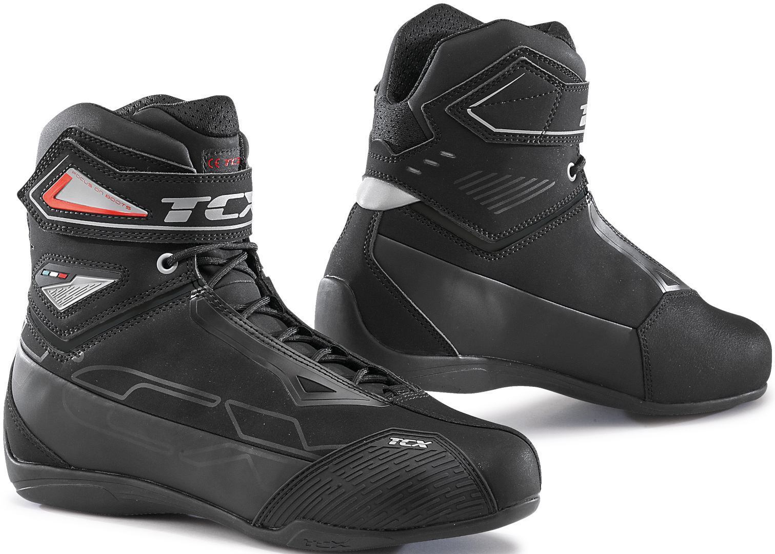 TCX Rush 2 zapatos de motocicleta impermeables - Negro (37)