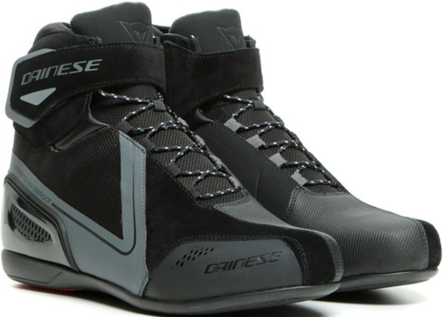 Dainese Energyca D-WP zapatos de motocicleta impermeables - Negro Gris (40)