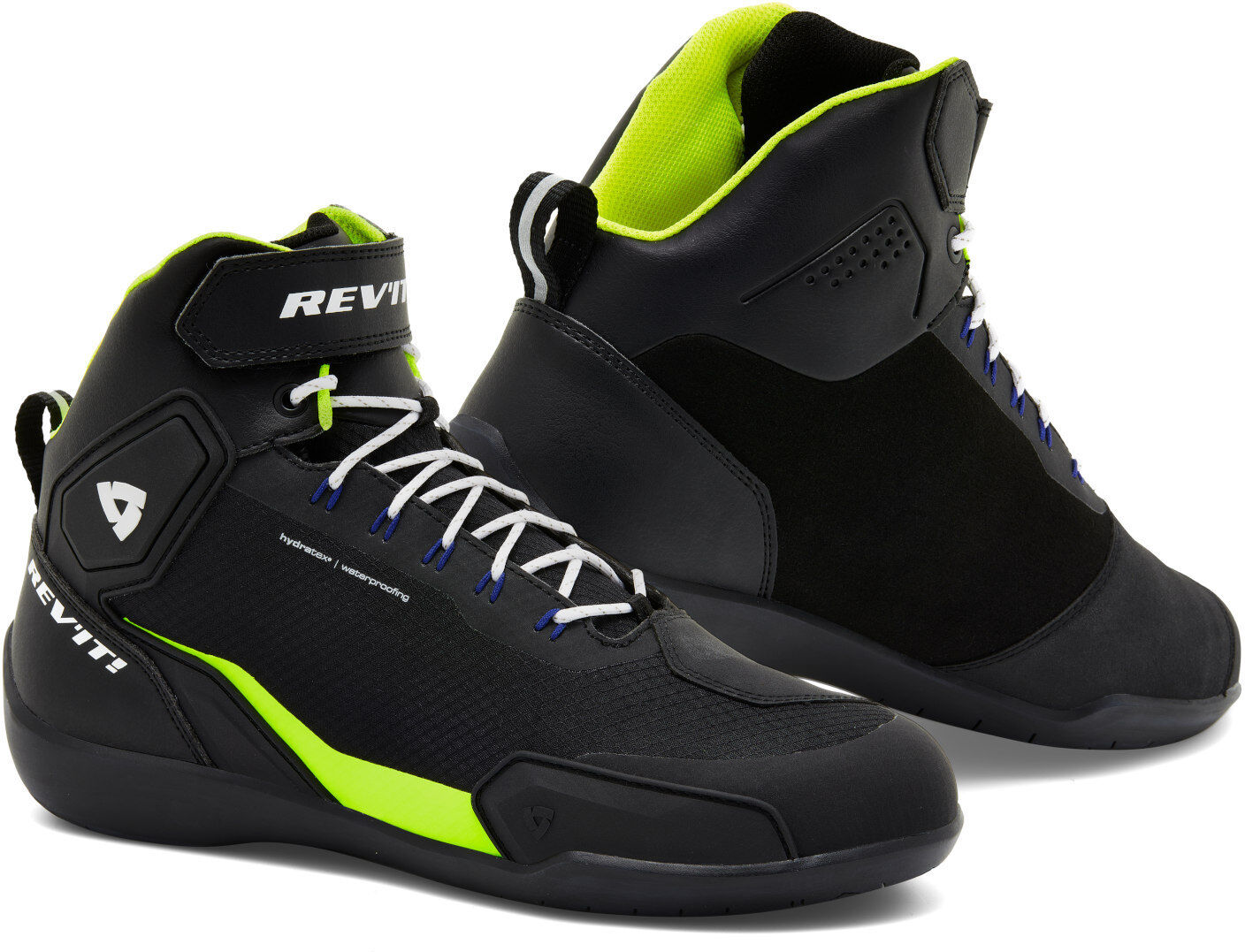 Revit G-Force H2O Zapatos impermeables para motocicletas - Negro Amarillo (40)