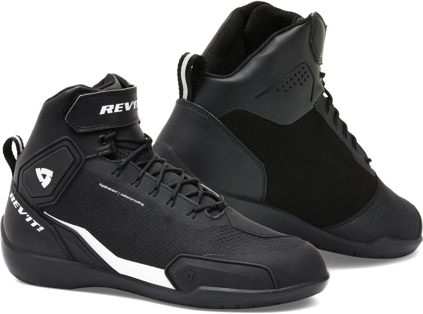 Revit G-Force H2O Zapatos impermeables para motocicletas - Negro Blanco (42)
