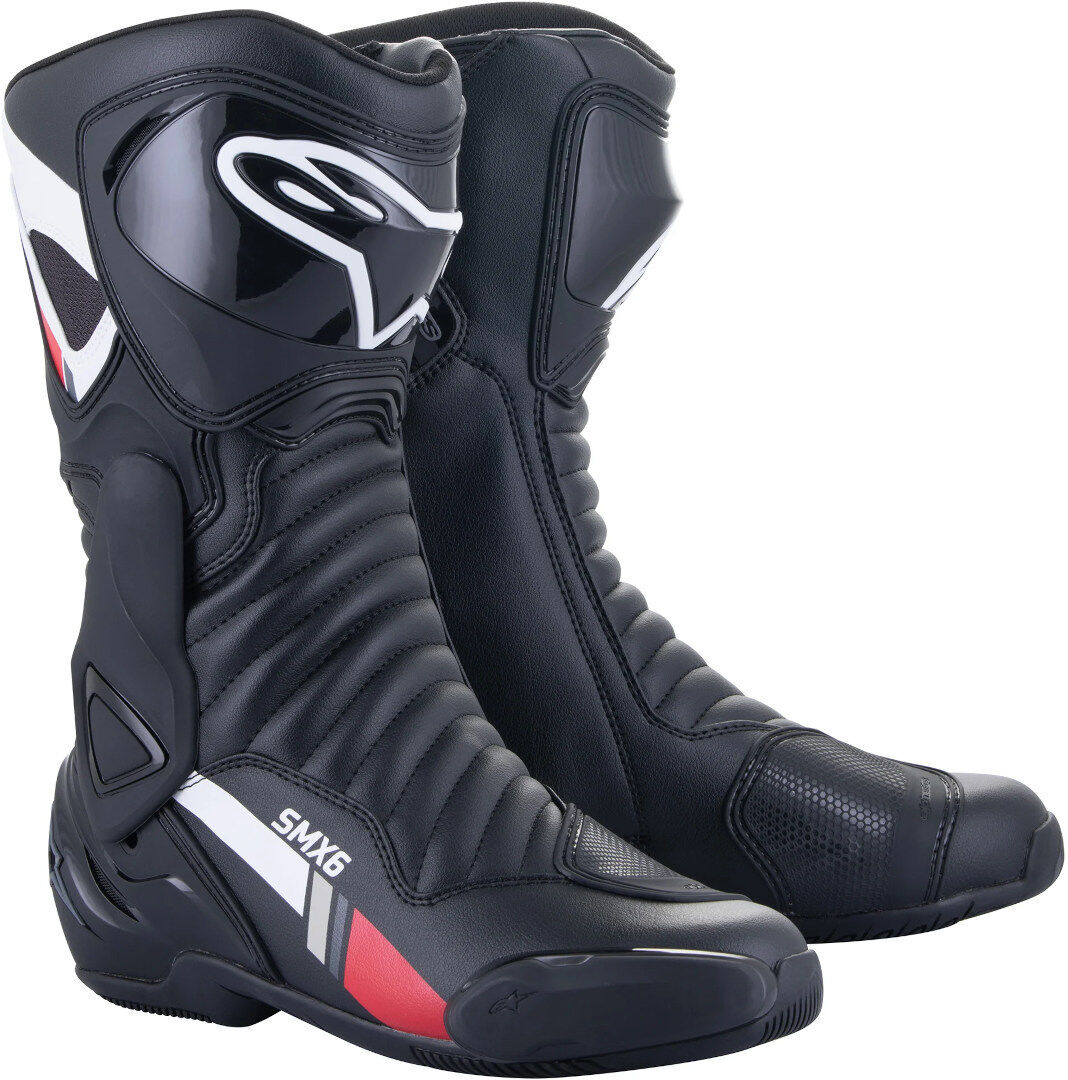 Alpinestars SMX-6 V2 2023 Botas de moto - Negro Gris Blanco (39)