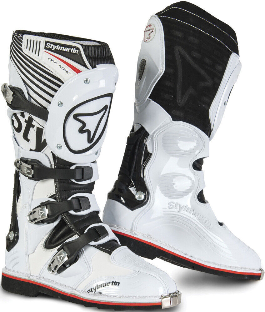 Stylmartin Mo-Tech Special Botas de motocross - Negro Blanco (41)