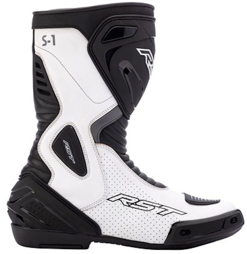 RST S1 Botas de moto - Negro Blanco (43)