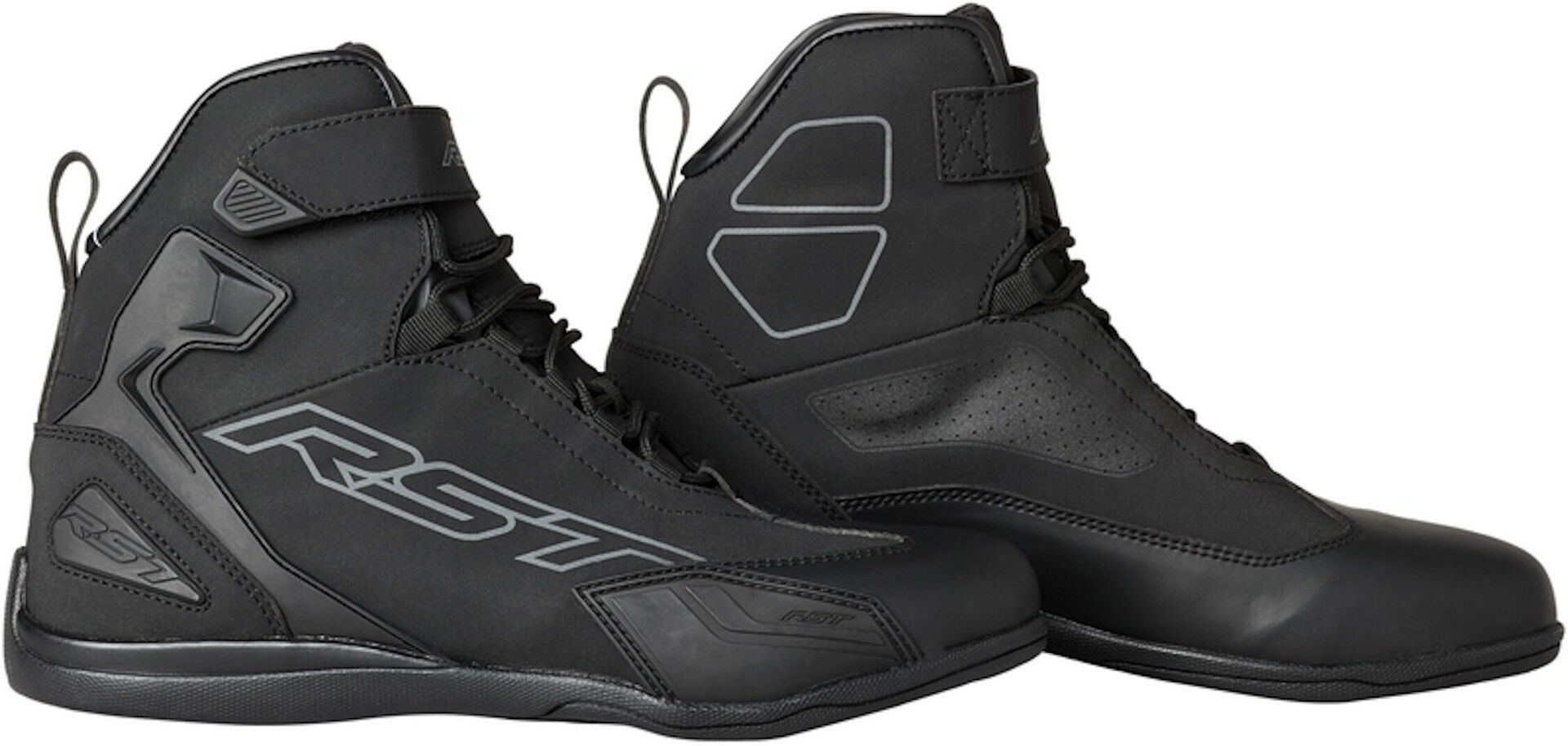 RST Sabre Moto Zapatos de motocicleta - Negro (42)