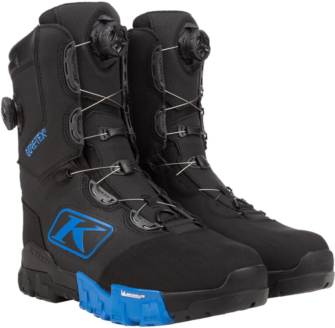 Klim Adrenaline Pro S GTX BOA Botas para motos de nieve - Negro Azul (45)