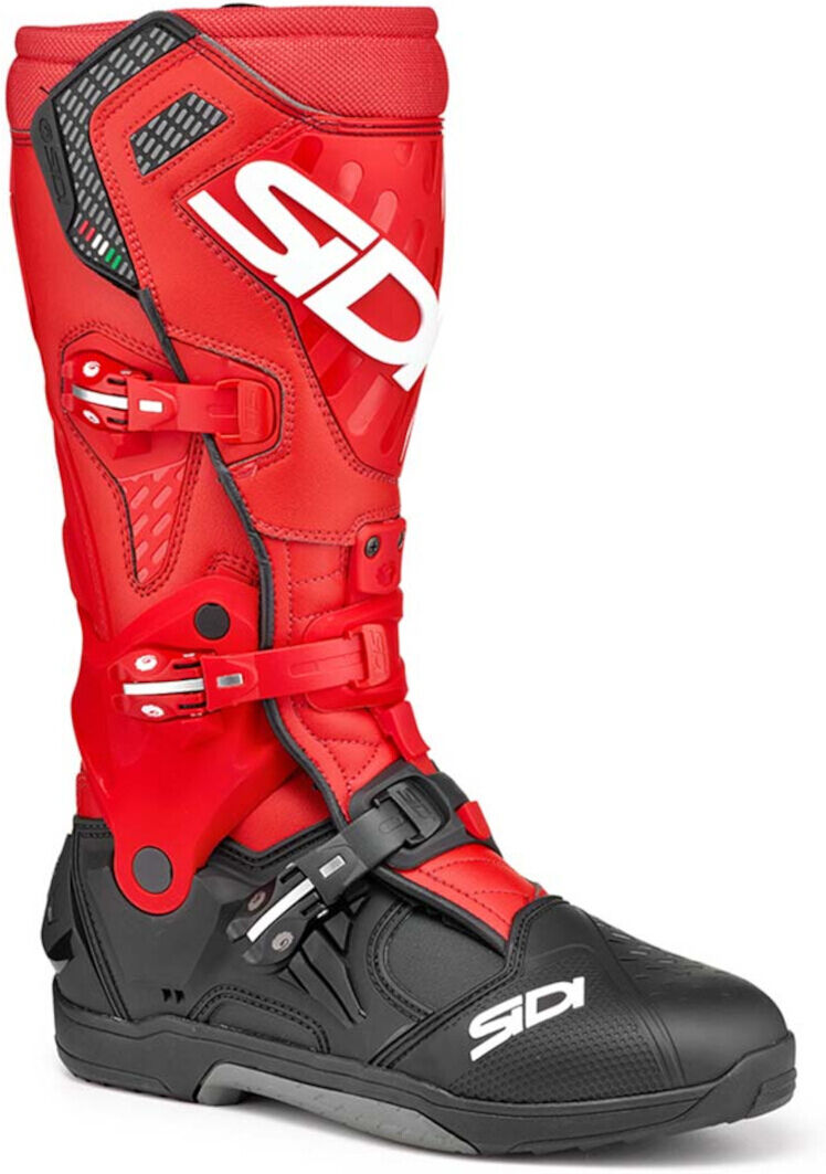 Sidi Crossair Botas de motocross - Negro Rojo (42)