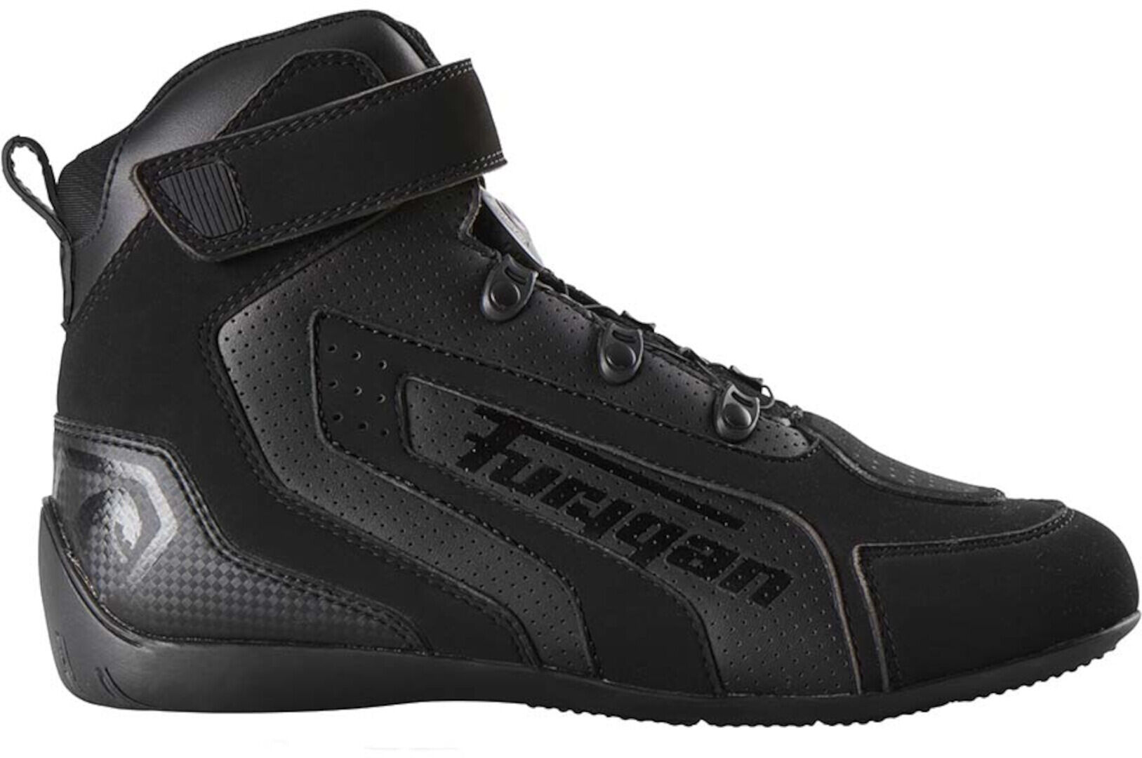 Furygan V4 Easy D3O Vented Zapatos de moto - Negro (44)