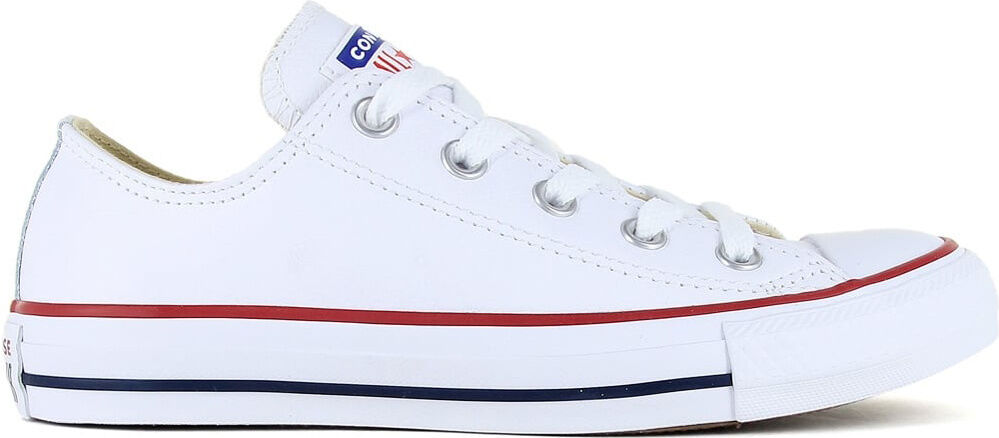 Converse chuck taylor all star leather zapatilla moda mujer Blanco (38)