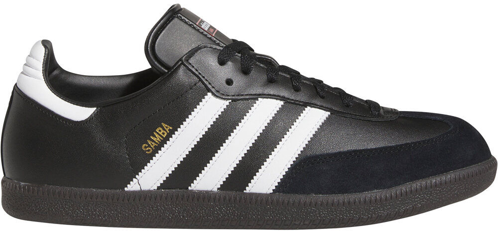 Adidas samba leather zapatilla moda hombre Negro (41 1/3)