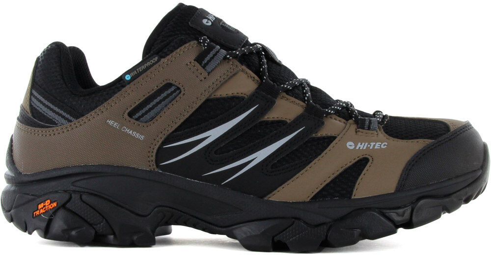 Hi Tec tarantula low waterproof zapatilla trekking hombre Marron (41)