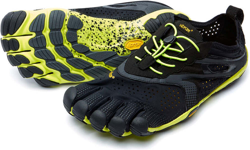 Fivefingers v-run sandalias trekking hombre Negro (45)