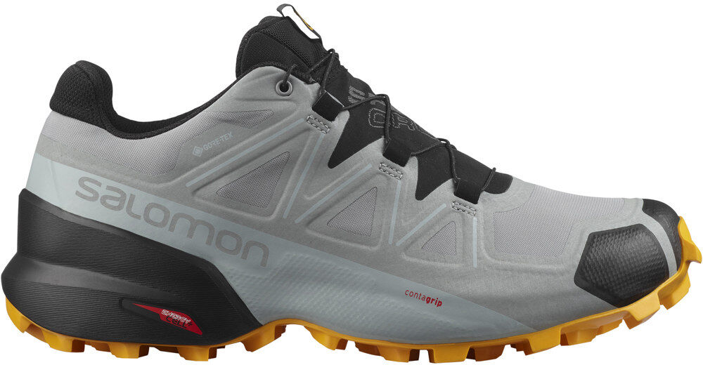 Salomon speedcross 5 gore-tex zapatillas trail hombre Gris (8)