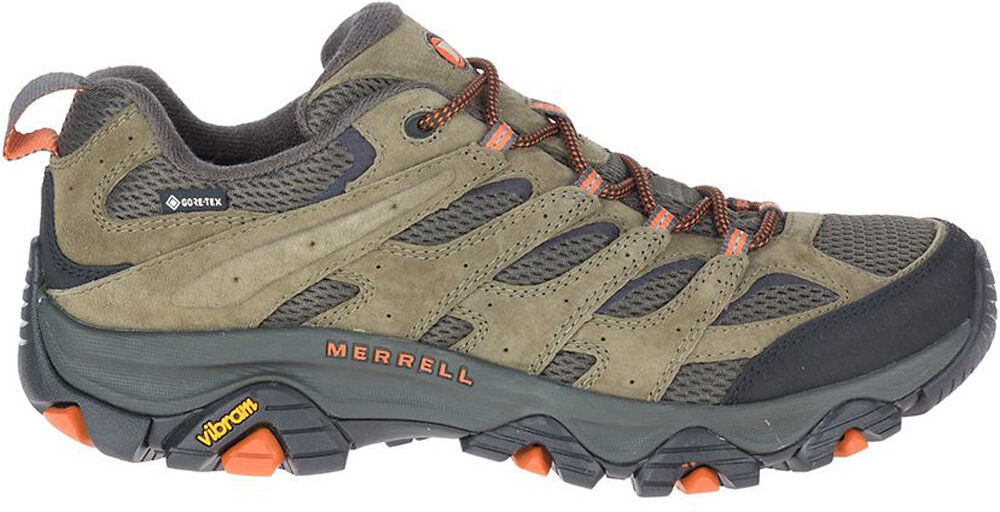 Merrell moab 3 gore-tex zapatilla trekking hombre Verde (44)