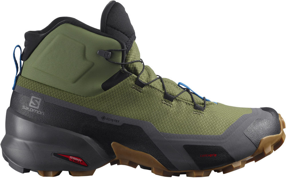 Salomon cross hike mid gore-tex bota trekking hombre Verde (12,5)